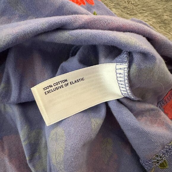 NWT Duluth Trading Co Longtail Sun Dress Maxi Floral Smocked SMALL 100% Cotton - Picture 6 of 6